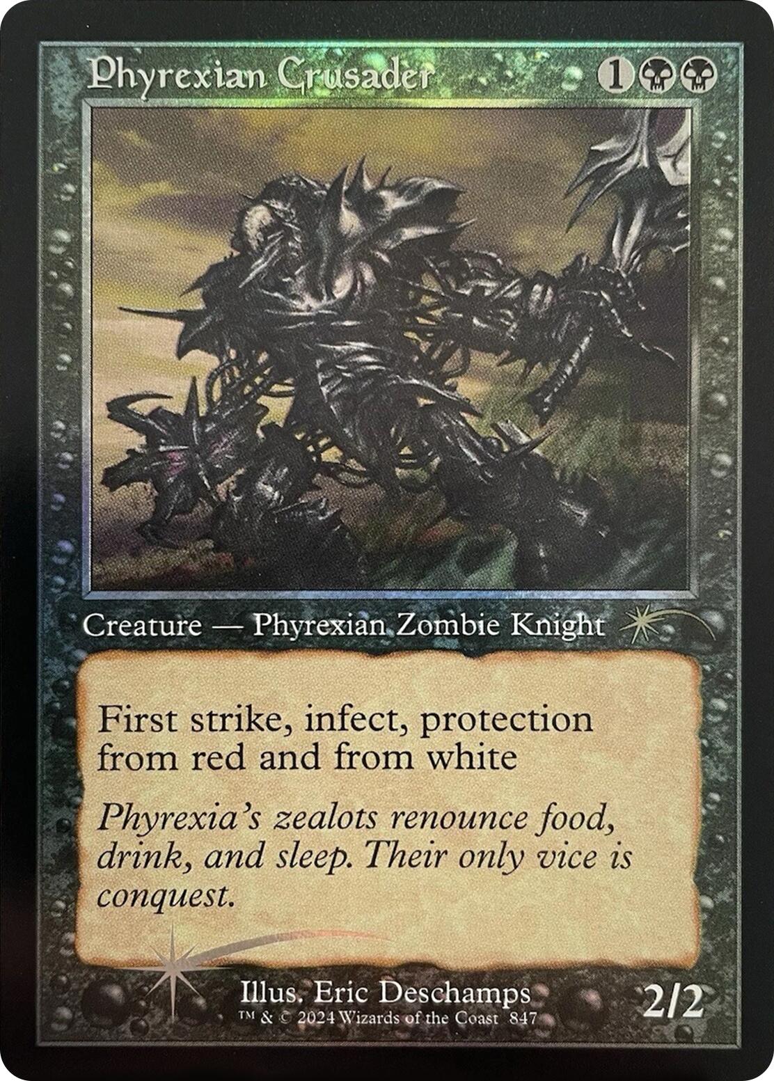 Phyrexian Crusader (Retro Frame) [Secret Lair Drop Series] | Chromatic Games