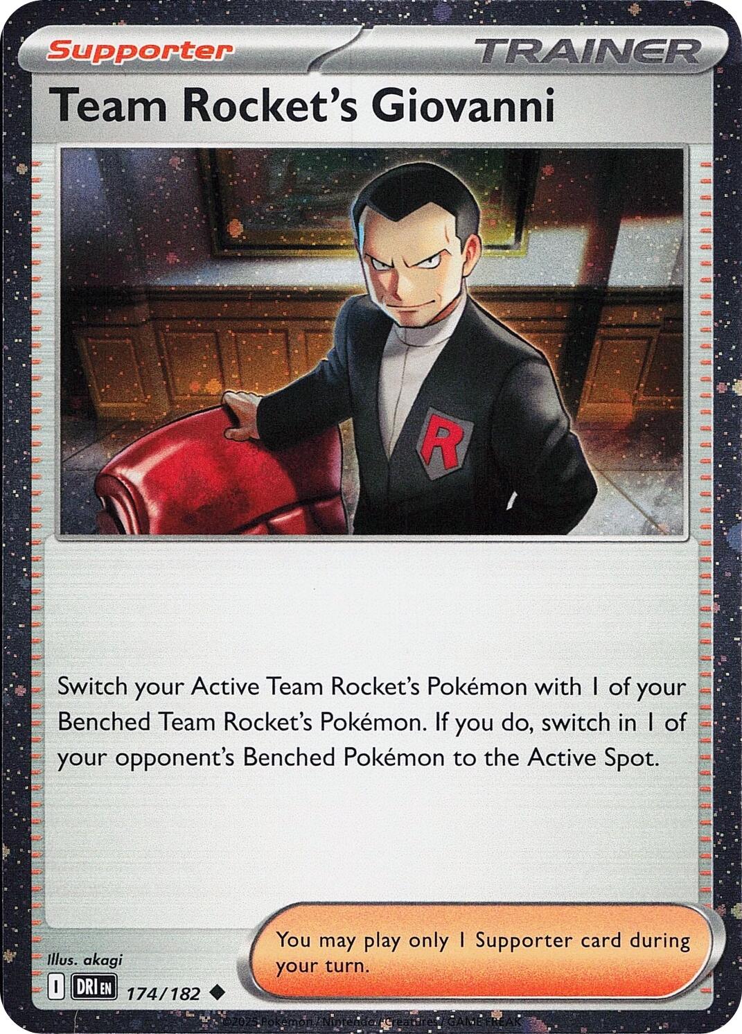Team Rocket's Giovanni (174/182) (Cosmos Holo) [Miscellaneous Cards] | Chromatic Games