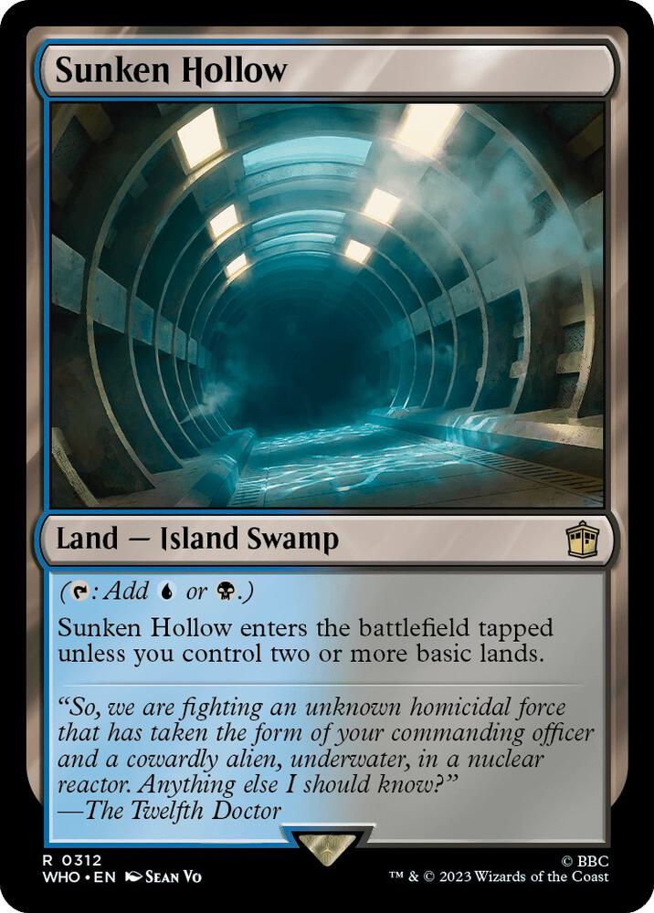 Sunken Hollow 312/331 (Universes Beyond: Doctor Who)  - Foil | Chromatic Games