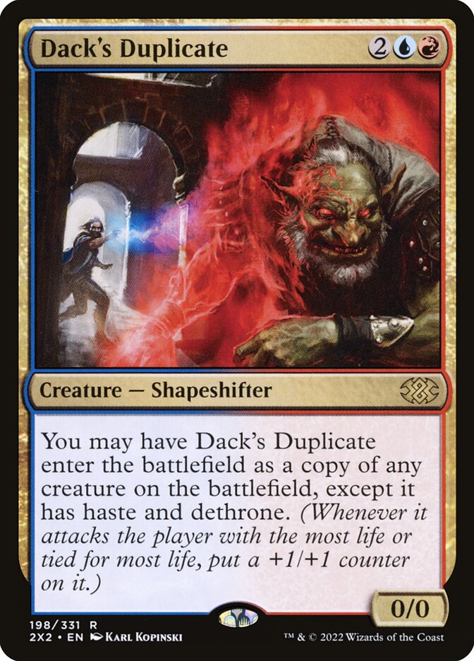 Dack's Duplicate 198/331 (Double Masters 2022)  - Foil | Chromatic Games