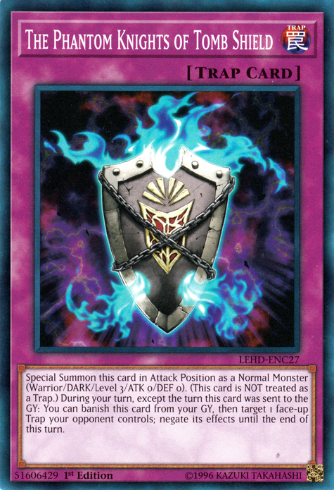 The Phantom Knights of Tomb Shield [LEHD-ENC27] Common | Chromatic Games