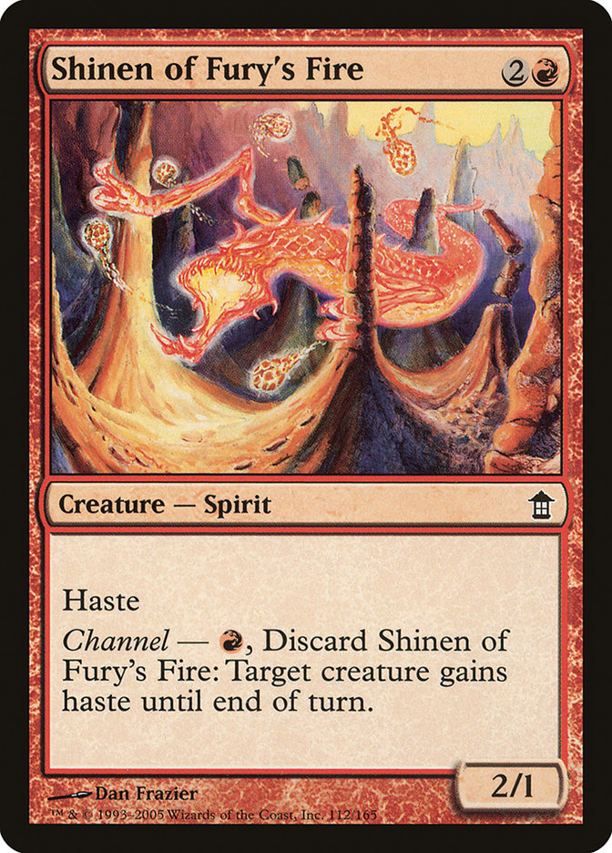 Shinen of Fury's Fire 112/165 (Saviors of Kamigawa)  | Chromatic Games