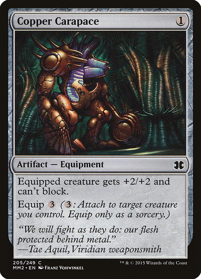 Copper Carapace 205/249 (Modern Masters 2015)  - Foil | Chromatic Games