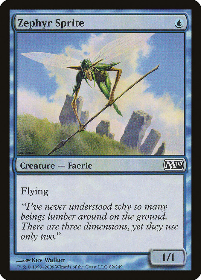 Zephyr Sprite 82/249 (Magic 2010 (M10))  | Chromatic Games