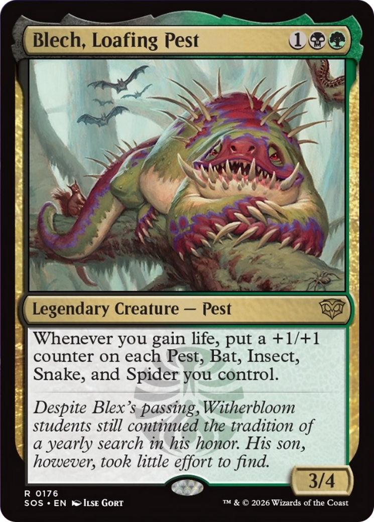 Blech, Loafing Pest [Secrets of Strixhaven] | Chromatic Games