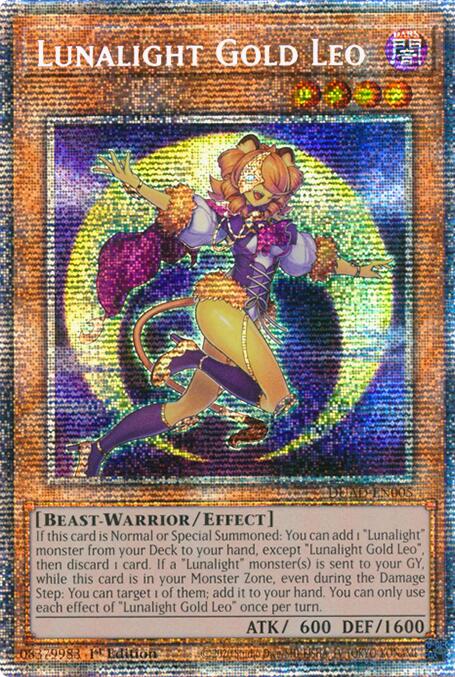 Lunalight Gold Leo (Starlight Rare) [DUAD-EN005] Starlight Rare | Chromatic Games