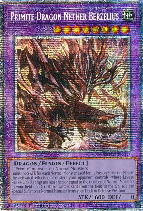 Primite Dragon Nether Berzelius (Starlight Rare) [DUAD-EN035] Starlight Rare | Chromatic Games