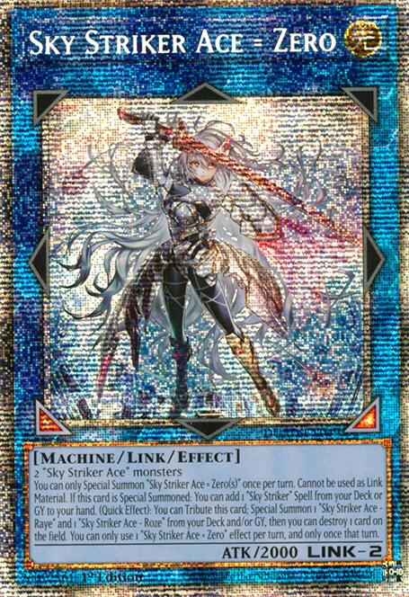 Sky Striker Ace = Zero (Starlight Rare) [DUAD-EN049] Starlight Rare | Chromatic Games