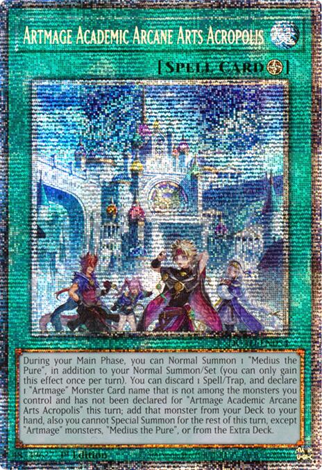 Artmage Academic Arcane Arts Acropolis (Starlight Rare) [DUAD-EN054] Starlight Rare | Chromatic Games