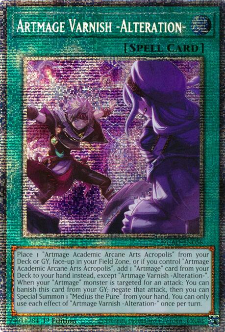 Artmage Varnish -Alteration- (Starlight Rare) [DUAD-EN058] Starlight Rare | Chromatic Games