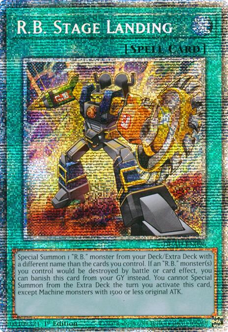R.B. Stage Landing (Starlight Rare) [DUAD-EN096] Starlight Rare | Chromatic Games