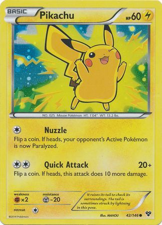 Pikachu (42/146) (2014 Movie Promo) [Miscellaneous Cards] | Chromatic Games