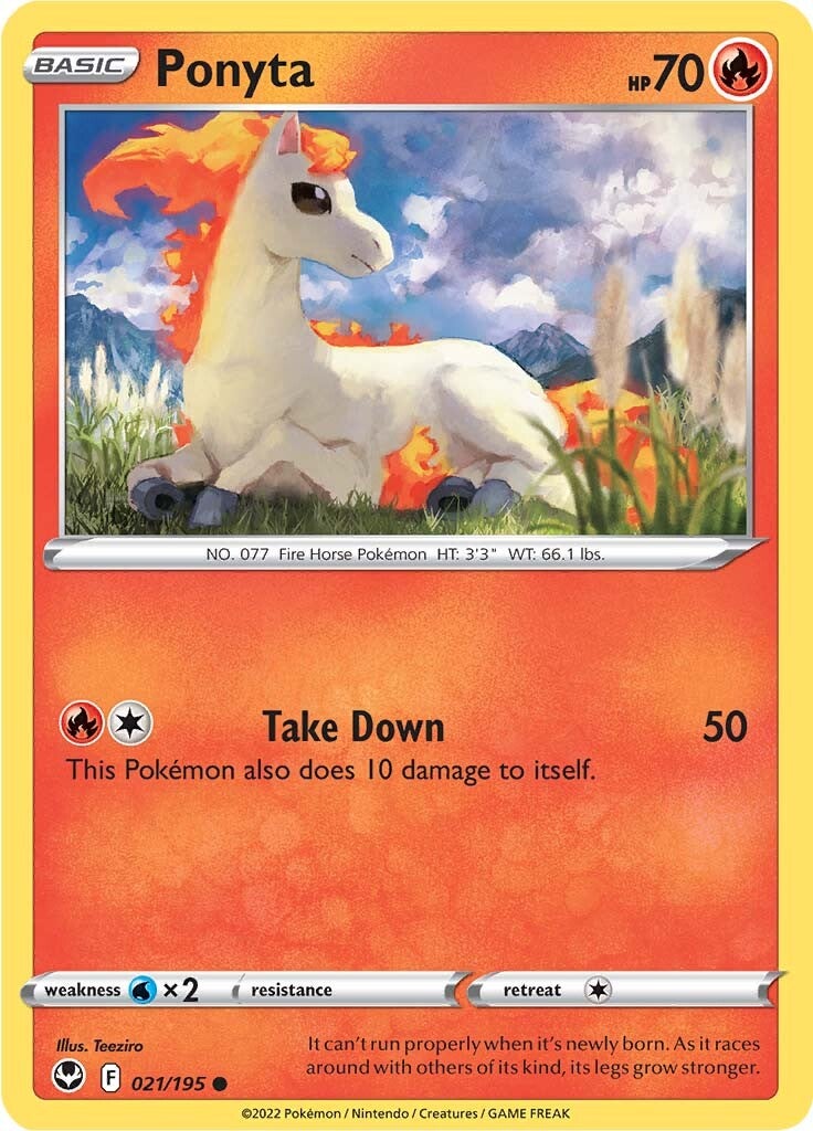 Ponyta (021/195) [Sword & Shield: Silver Tempest] | Chromatic Games