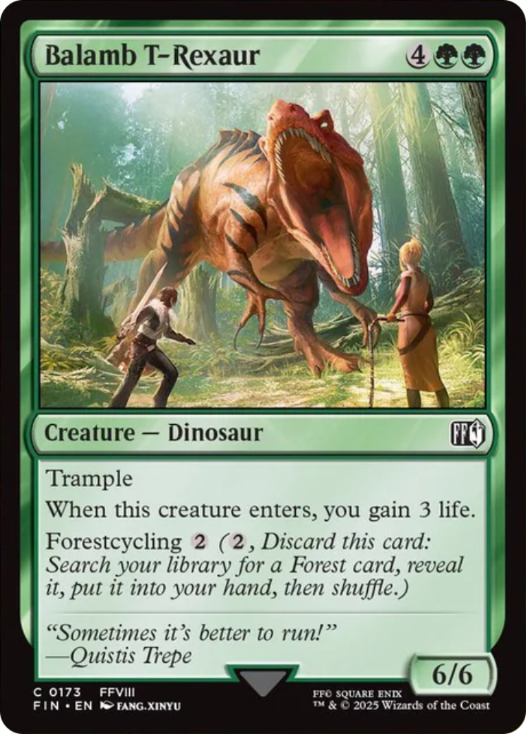 Balamb T-Rexaur [FINAL FANTASY] | Chromatic Games