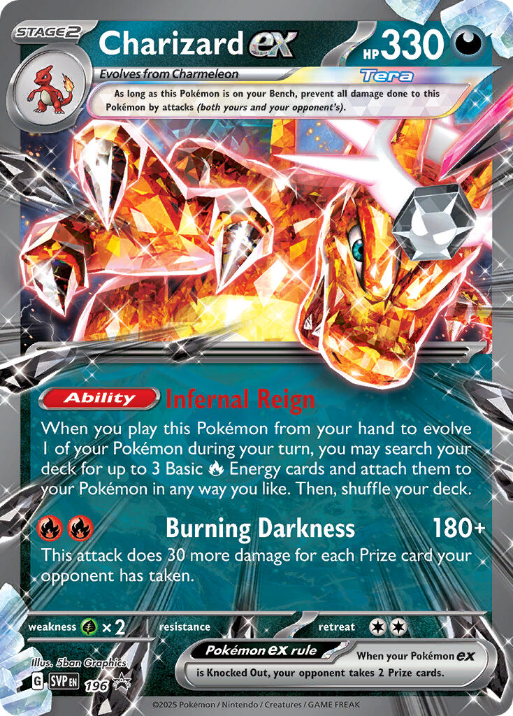 Charizard EX (196) [Scarlet & Violet: Black Star Promos] | Chromatic Games
