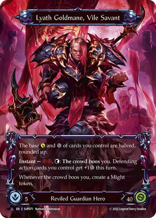 Lyath Goldmane, Vile Savant (Marvel) [SUP071] (Super Slam)  Cold Foil | Chromatic Games