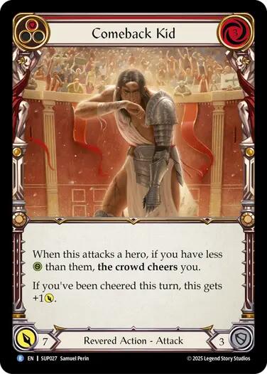 Comeback Kid (Red) [SUP027] (Super Slam) | Chromatic Games