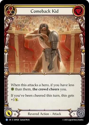 Comeback Kid (Yellow) [SUP028] (Super Slam)  Rainbow Foil | Chromatic Games
