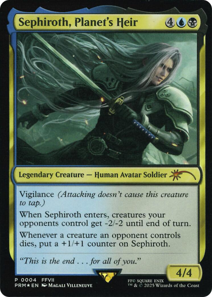 Sephiroth, Planet's Heir (Costco Bundle) [FINAL FANTASY Promos] | Chromatic Games