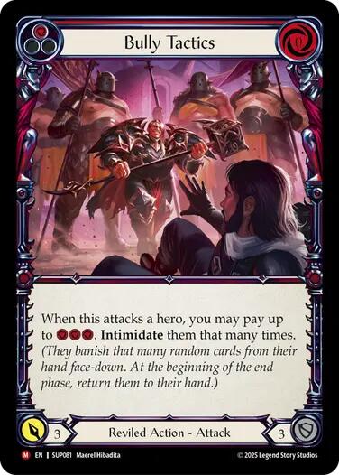 Bully Tactics [SUP081] (Super Slam)  Rainbow Foil | Chromatic Games