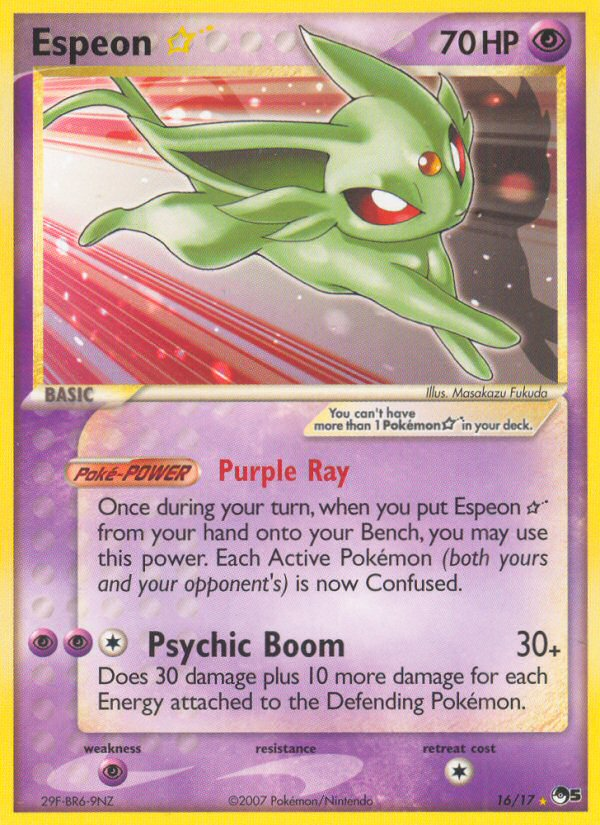 Espeon Star (16/17) [POP Series 5] | Chromatic Games