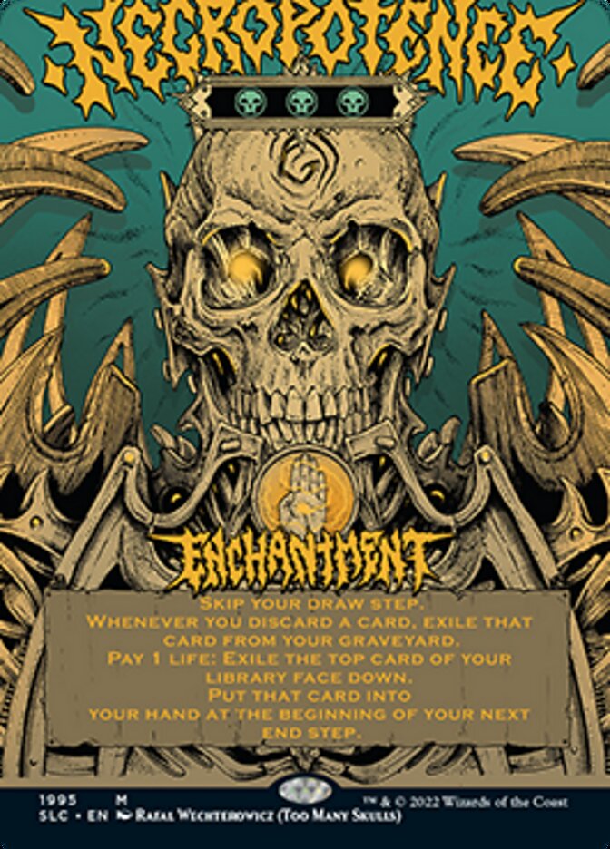 Necropotence (Borderless Alternate Art) [Secret Lair Countdown Kit] | Chromatic Games