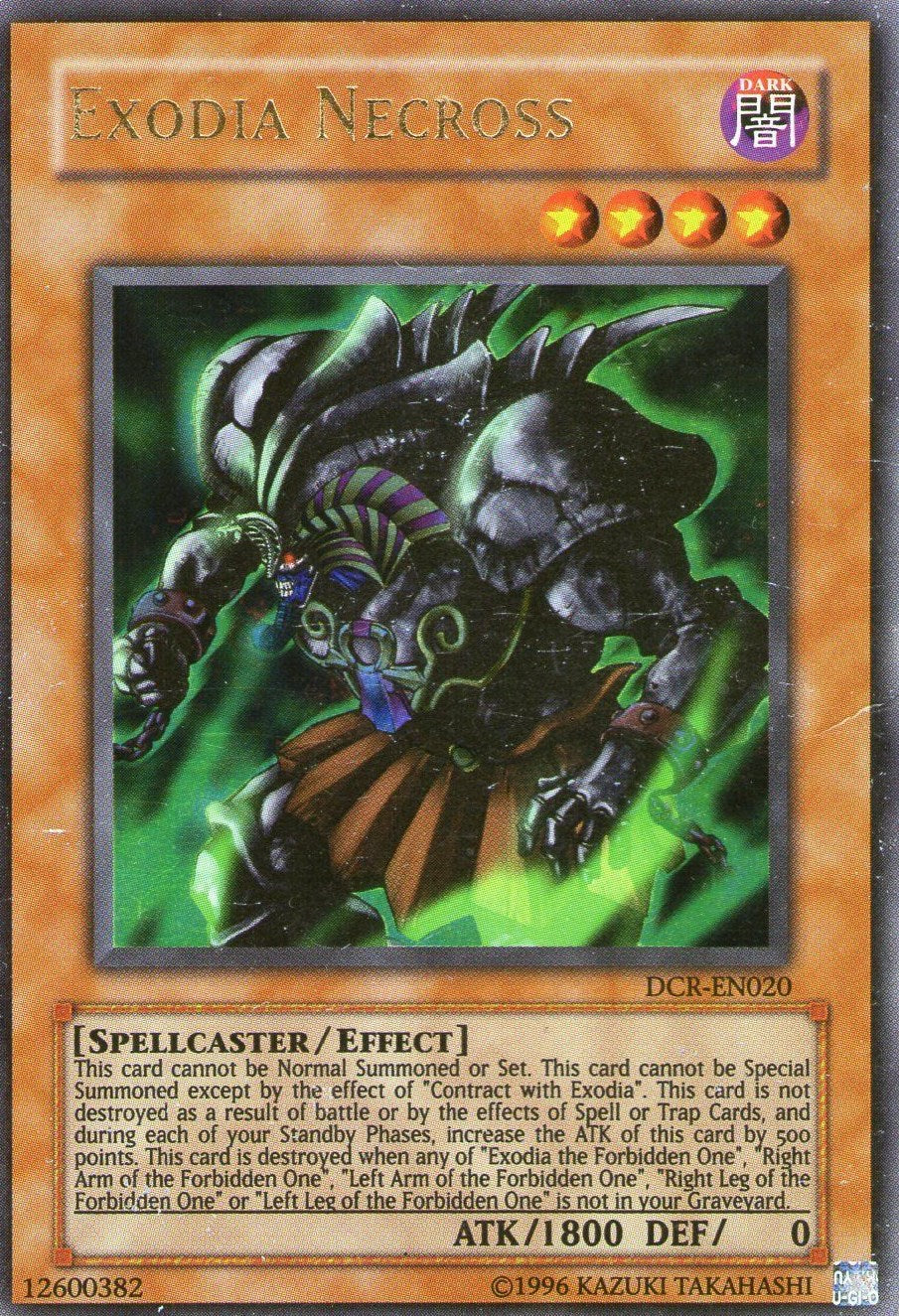 Exodia Necross [DCR-EN020] Ultra Rare | Chromatic Games