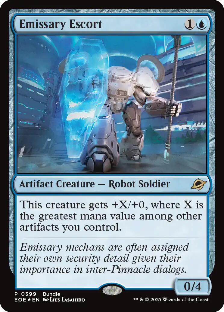 Emissary Escort (Bundle) [Edge of Eternities Promo Pack] | Chromatic Games