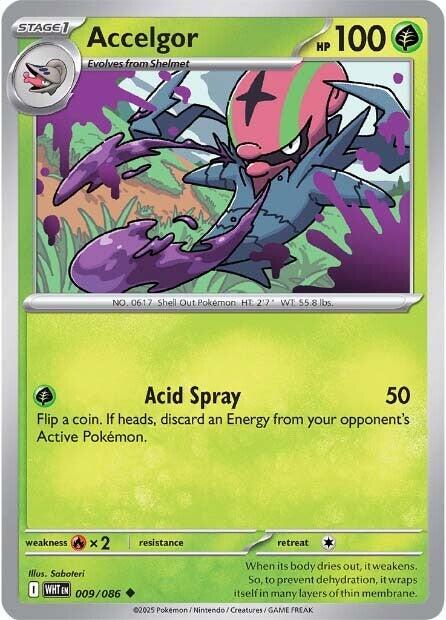 Accelgor (009/086) [Scarlet & Violet: White Flare] | Chromatic Games