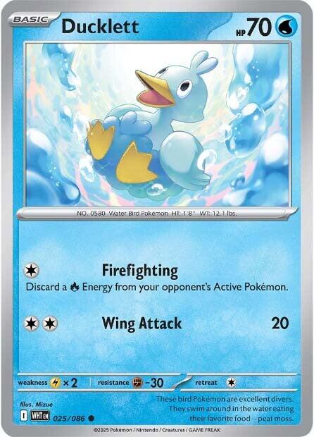 Ducklett (025/086) [Scarlet & Violet: White Flare] | Chromatic Games