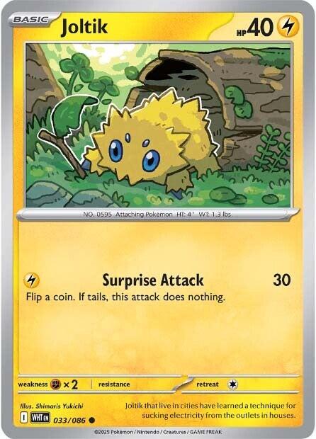 Joltik (033/086) [Scarlet & Violet: White Flare] | Chromatic Games