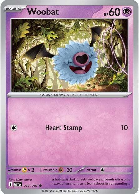 Woobat (036/086) [Scarlet & Violet: White Flare] | Chromatic Games