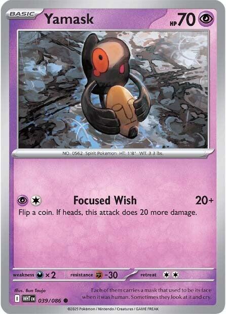 Yamask (039/086) [Scarlet & Violet: White Flare] | Chromatic Games
