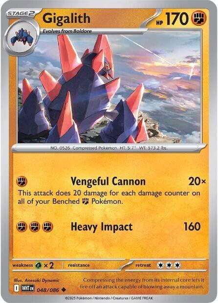 Gigalith (048/086) [Scarlet & Violet: White Flare] | Chromatic Games