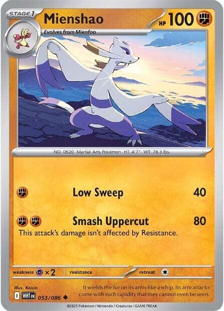 Mienshao (053/086) [Scarlet & Violet: White Flare] | Chromatic Games