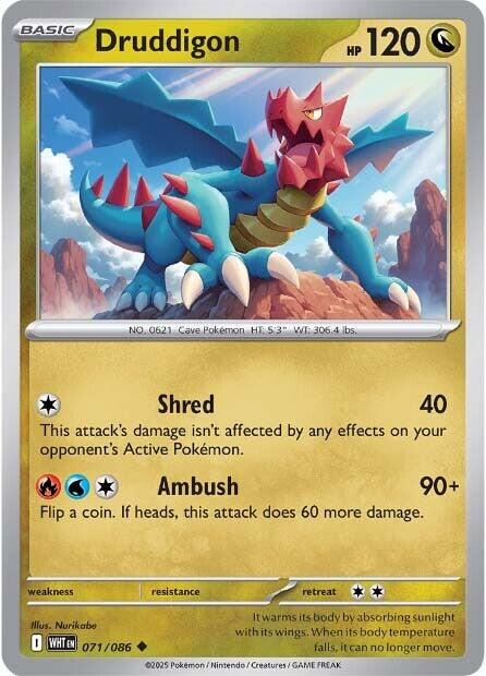 Druddigon (071/086) [Scarlet & Violet: White Flare] | Chromatic Games