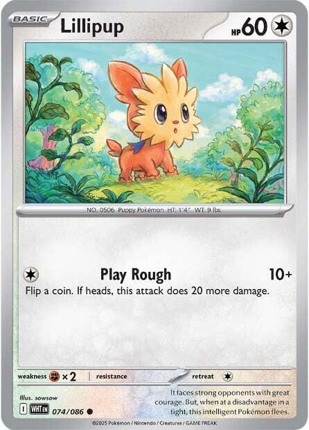 Lillipup (074/086) [Scarlet & Violet: White Flare] | Chromatic Games