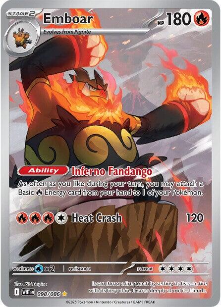 Emboar (098/086) [Scarlet & Violet: White Flare] | Chromatic Games