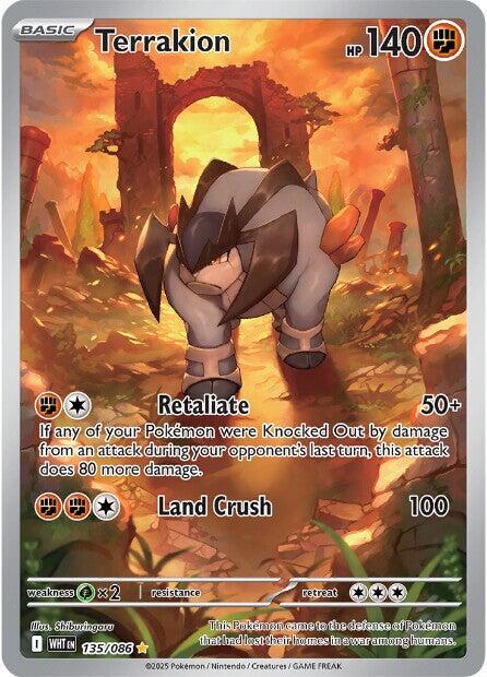 Terrakion (135/086) [Scarlet & Violet: White Flare] | Chromatic Games