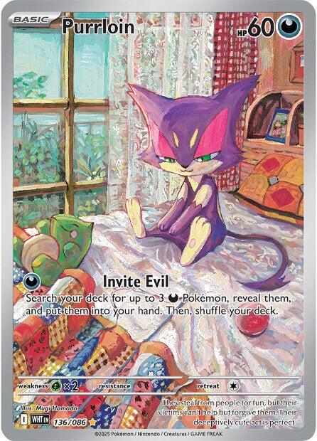 Purrloin (136/086) [Scarlet & Violet: White Flare] | Chromatic Games