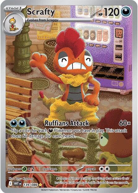 Scrafty (139/086) [Scarlet & Violet: White Flare] | Chromatic Games