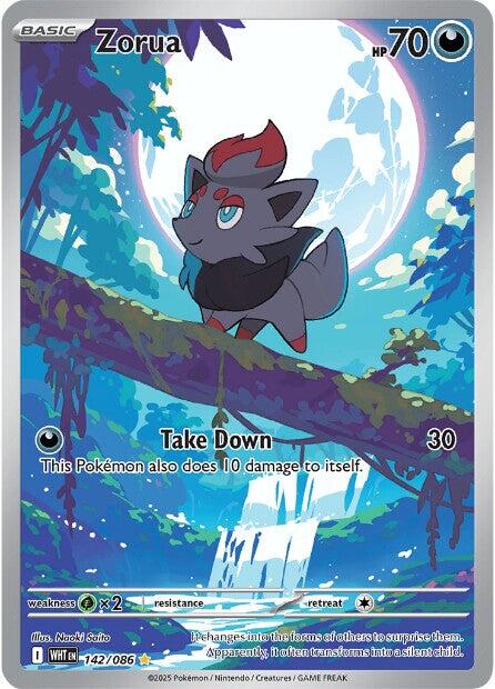Zorua (142/086) [Scarlet & Violet: White Flare] | Chromatic Games