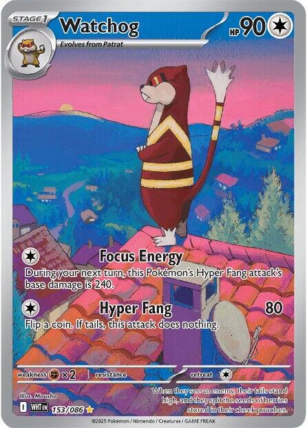 Watchog (153/086) [Scarlet & Violet: White Flare] | Chromatic Games