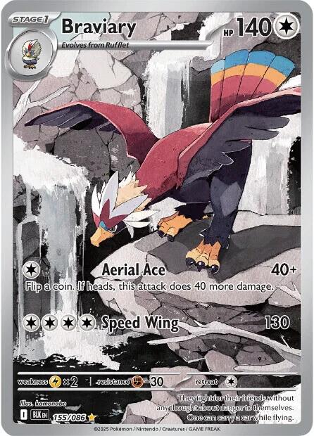 Braviary (155/086) [Scarlet & Violet: Black Bolt] | Chromatic Games