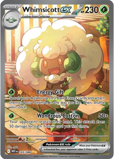 Whimsicott ex (165/086) [Scarlet & Violet: White Flare] | Chromatic Games