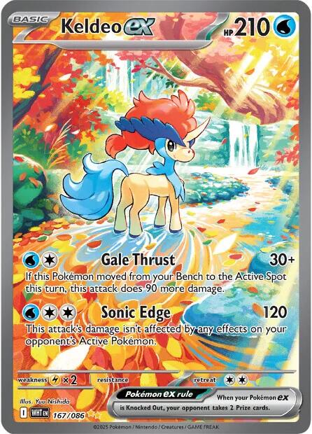 Keldeo ex (167/086) [Scarlet & Violet: White Flare] | Chromatic Games