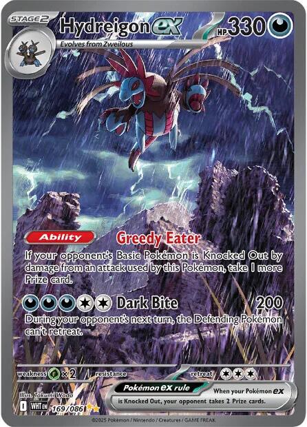 Hydreigon ex (169/086) [Scarlet & Violet: White Flare] | Chromatic Games