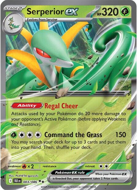 Serperior ex (003/086) [Scarlet & Violet: Black Bolt] | Chromatic Games