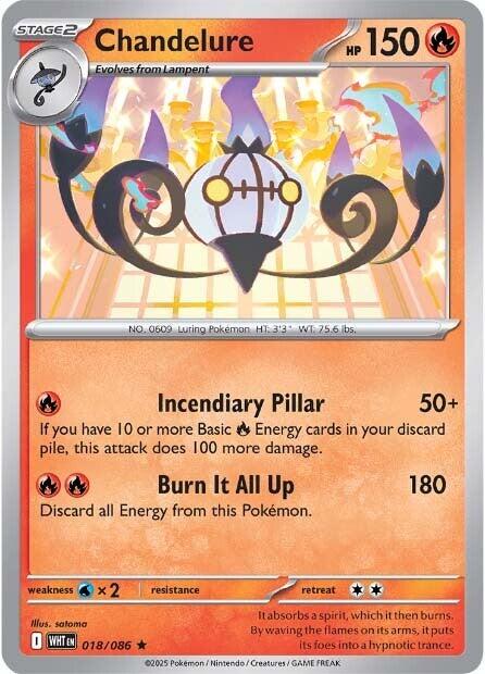 Chandelure (018/086) [Scarlet & Violet: White Flare] | Chromatic Games