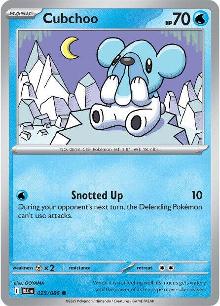 Cubchoo (025/086) [Scarlet & Violet: Black Bolt] | Chromatic Games